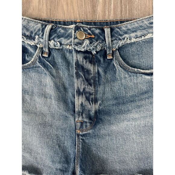 Good American Bombshell Shadow Pocket Denim Shorts 6 / 28 - Picture 5 of 9